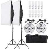 Deyatech 60x80 cm 5 Duylu Softbox Sürekli Işık İkili Set 2M Işık Ayak Stand