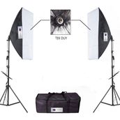 Deyatech Taşıma Çantalı Sürekli Strobist Softbox Işık Seti 50 x 70 cm 2'li
