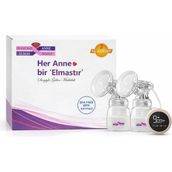 Diamond Anne Elmas Mama Çiftli Elektrikli Göğüs Pompası – Dijital Ekranlı, BPA Free, Sessiz ve Taşınabilir Süt Sağma Makinesi