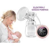 Diamond Elmas Elektrikli Göğüs Pompası LCD Ekran Gıda Sınıfı Silikon Taşınabilir ve Kolay Temizlenebilir