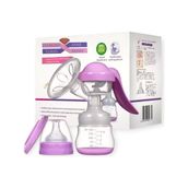 Diamond Mama Elmas Anne Manuel Masajlı Göğüs Pompası, PP ve Silikon, 150 ml, Ergonomik Sap, BPA İçermez, Geniş Ağızlı Biberon Dahil, RH208