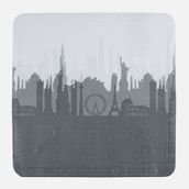 Diaqua City Desenli 54.5x54.5 cm Küvet İçi Paspas