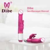 Dibe İleri Geri Hareketli ve Klitoris Emici 7 Modlu Titreşimli Tavşan Vibratör