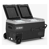 Die Grup Iceco K95D 12/24VOLT 95 Litre Akülü/kablolu/çift Bölmeli Kompresörlü Tekerlekli Outdoor Oto Buzdolabı/dondurucu (Akü Dahil Değildir)