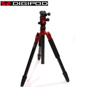 Digipod A-2840FM Pro Kırmızı Tripod