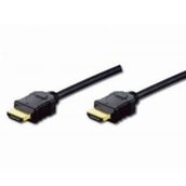 Digitus AK-330114-050-S Altın Uçlu Siyah 5 mt HDMI Kablo