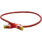 Digitus S-FTP CAT 6A 0.50 mt Red 10'lu Paket Patch Cord Kablo