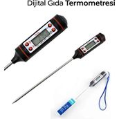 Dijital Gıda Termometresi, Sıcaklık Ölçüm Cihazı, Güvenli ve Hassas Kullanım - Seçenek 1