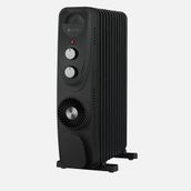 Dijitsu 2700W 11 Siyah Fanlı Dilim Yağlı Radyatör