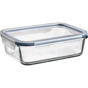 Dikdörtgen Kapaklı Saklama Kabı 1 Litre 21X15X7 cm Cam Ikea Plastik Sızdırmaz Kapaklı Şeffaf Saklama Kabı