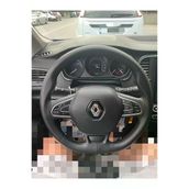 Dikişli Direksiyon Kılıfı Damarlı Siyah Deri Siyah Dikişli Megane 4 İçin