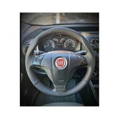 Dikişli Direksiyon Kılıfı İthal Noktalı Deri Kırmızı Dikişli Parçalı Model Fiat Linea İçin