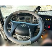 Dikişli Direksiyon Kılıfı Siyah Deri Gri Deri Siyah Dikişli Mercedes Axor 1840 İçin