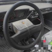 Dikişli Direksiyon Kılıfı Siyah Deri Siyah Dikişli Renault Toros İçin