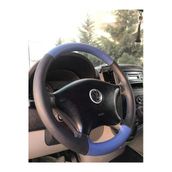 Dikişli Direksiyon Kılıfı - Siyah/Mavi Deri Siyah Dikişli Mercedes Sprinter