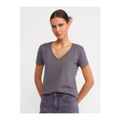 Dilvin 3470 Füme Basic T-shirt
