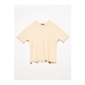 Dilvin 3683 Bej Basic Kadın T-shirt