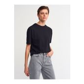 Dilvin 3683 Siyah Basic T-shirt