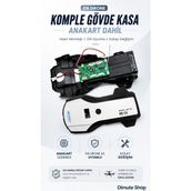 Dimute Shop D9 Drone Komple Gövde Kasa Anakart Dahil Orijinal Uyumlu Yedek Parça - Siyah