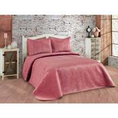Dinarsu 240 x 250 cm Olivia Yatak Örtüsü Seti - Pembe