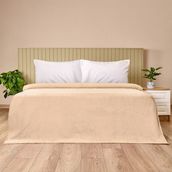 Dinarsu Sherpa Bej 180x220 cm Çift Kişilik Battaniye