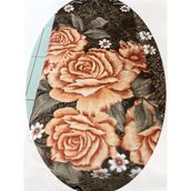 Dinarsu Vizon Kabartmalı Çift Kişilik Battaniye - 200 x 240 cm - Kahve