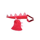 Dinozor Kostüm Set Fuşya Dinozor Kuyruk Başlık Set Fuşya