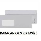 Diplomat 110 gr 10.5x24 100'lü Pencereli Zarf