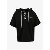 Discovery Expedition D4SL-TST3045 Siyah Kapüşon Yaka Kadın T-Shirt