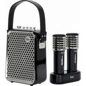 Divoom SongBird-HQ Siyah Çift Karaoke Mikrofonlu Bluetooth Hoparlör