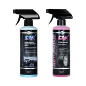 Divortex Dvx Araç Bakım Seti Lastik Parlatıcı ve Torpido Sütü 16 Oz 473 Ml.