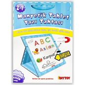 DIYTOY Manyetik Yazı Tahtası Çift Taraflı Yazı Tahtası Mavi