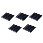DMiotech 5 Paket 2 V 80 mA 53,5 mm x 53,5 mm Mini Güneş Paneli Hücre Kendin Yap Elektrik Güç Projesi için