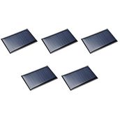 DMiotech 5'li Paket 6V 60mA 72 mm x 45 mm Mini Güneş Paneli Pil Kendin Yap Elektrik Güç Projesi için