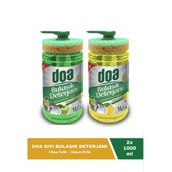 Doa Sıvı Bulaşık Deterjanı Elma ve Limon Özlü 2 x 1000 Ml