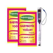 Doğadan Bizim Babybiotik Yoğurt Mayası 5 Li Paket 2 Kutu + Gıda Termometresi 1 Adet