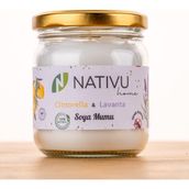 Doğal Sinek Kovucu Soya Mumu – Citronella & Lavanta – 210 ml | %100 Bitkisel, Kimyasal Içermez, Iç ve Dış Mekan Kullanımına Uygun - Citronella- Lavanta