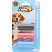 Doglife Renklı 3'lü Dışkı Toplama Poşeti