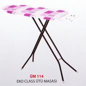 Doğrular Eko Class Çok Renkli Pamuk Kumaşlı Ütü Masası