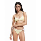 Dokulu İpli Çizgili Bikini Altı