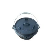 Döküm Tencere 10 Inch Dutch Oven Demir Döküm Kamp Tenceresi 25 cm