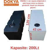 Dokya Mühendislik Karavan 200 Lt Temiz Su Deposu ( 1 Adet- Beyaz)