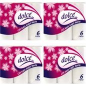 Dolce Çift Katlı 6 Adet Kağıt Havlu (4 adet)