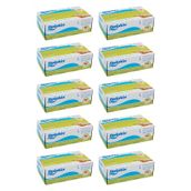 Dolphin 10 Adet 100'lü Paket Tek Kullanımlık Lateks Beyaz Pudralı Large Muayne Eldiveni