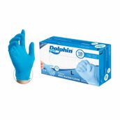 Dolphin Pudrasız Mavi L 100'lü Paket Nitril Eldiven