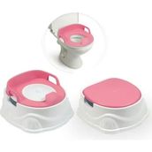 Dolu 3 in 1 Pembe Lazımlık Adaptör Basamak