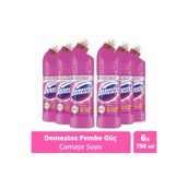 Domestos Pembe Güç 750 ml Çamaşır Suyu (6 adet)