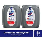 Domestos Yoğun Kıvamlı Çamaşır Suyu 5+5=10 lt Güçlü Formül ile Derinlemesine Temizlik Sağlar - 5 lt