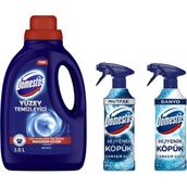 Domestos Yüzey Temizleyici Okyanus Ferahlığı + Hijyenik Köpük Banyo Mutfak - Beyaz