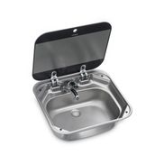 Dometic SNG4237 Cam Kapaklı Kare Karavan Lavabo Eviye